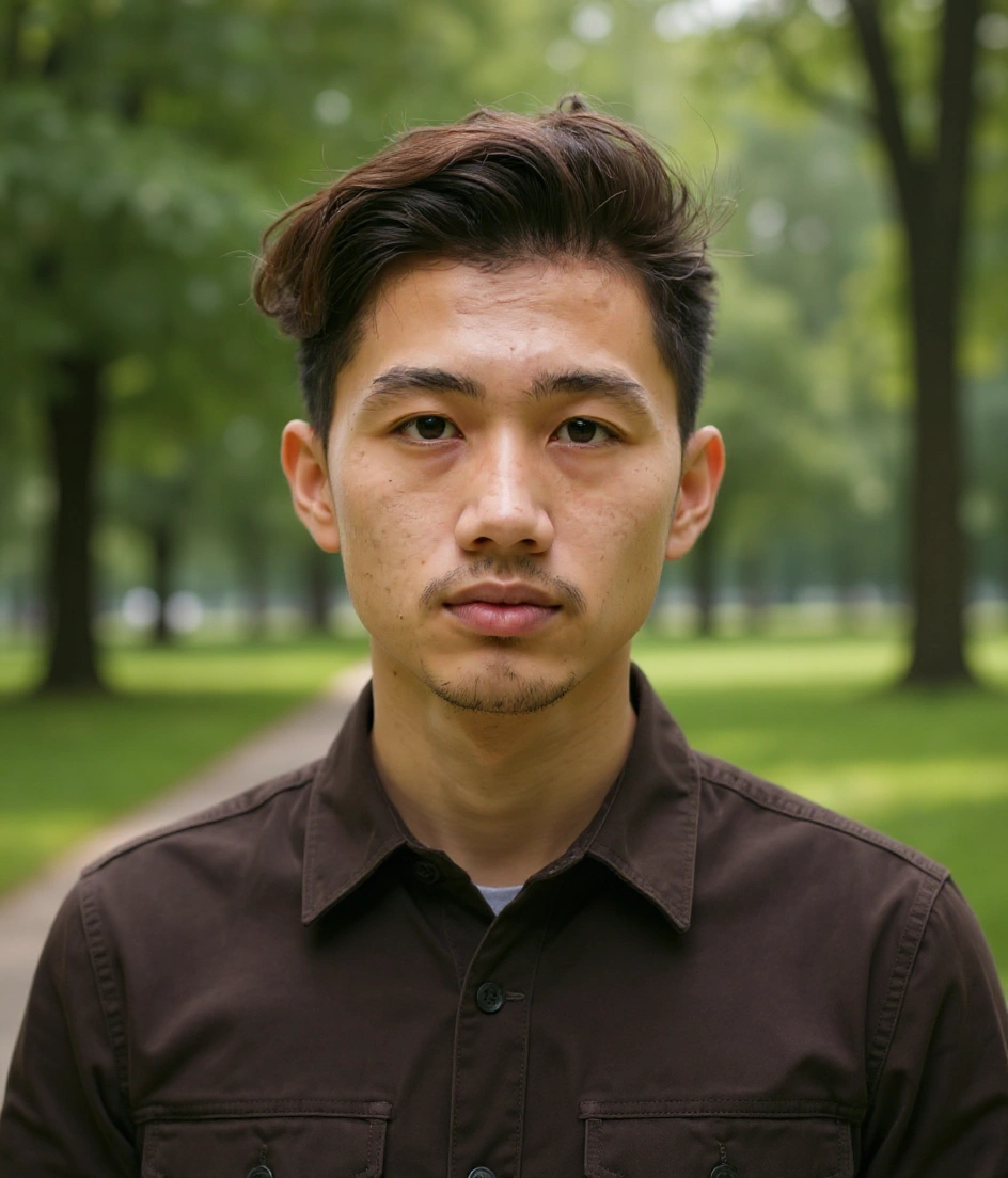Image Expander before and after example on Prime Headshots