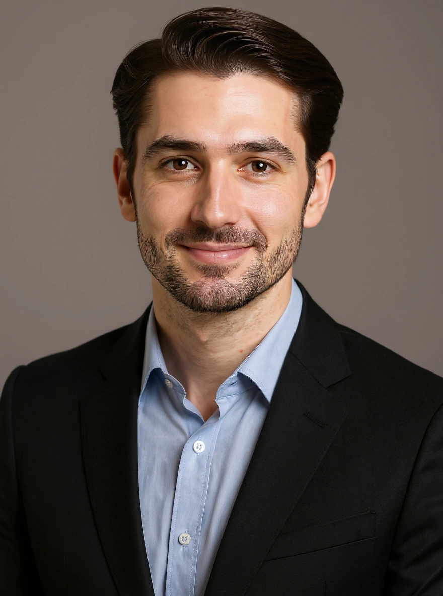 Hair Style Editor before and after example on Prime Headshots