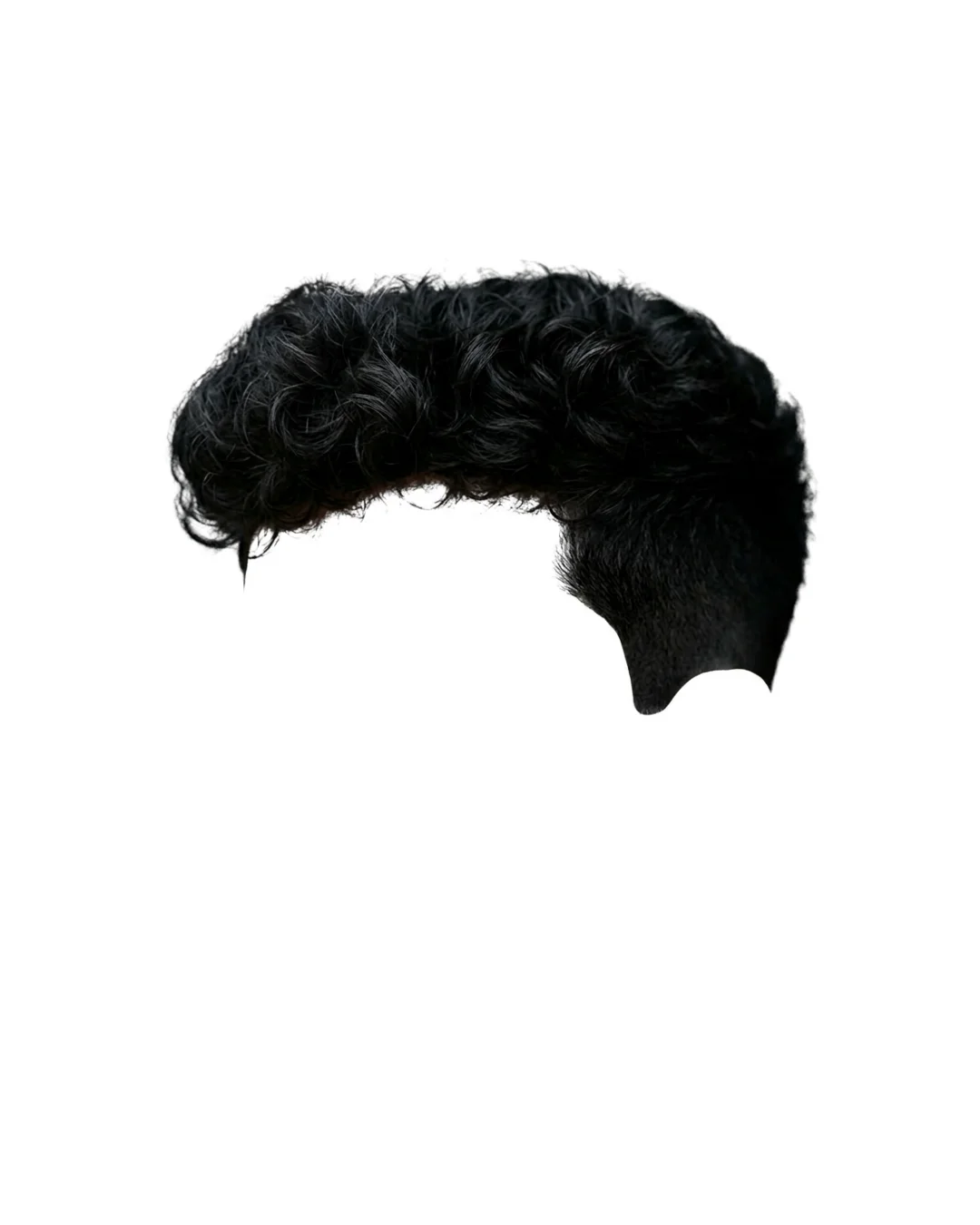 Mid tapered fade hairstyle for mens headshots