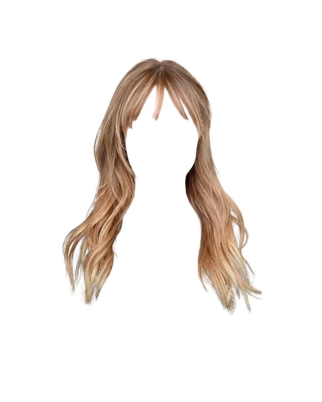 Soft curtain bangs hairstyle option for performers